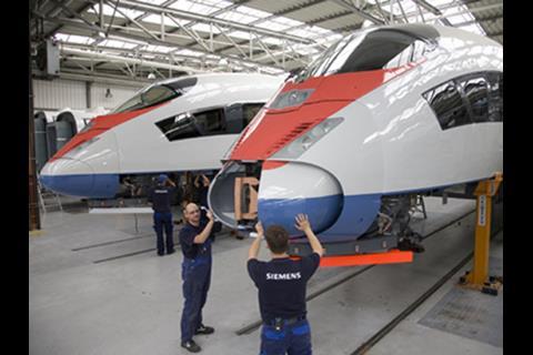 The 10-car Velaro RUS trainsets will be supplied by Siemens Mobility and the Ural Locomotives joint venture of Siemens and Sinara Group.